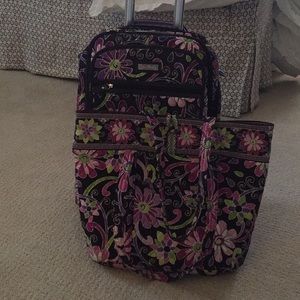 Vera Bradley Rolling Suitcase/Tote MATCHING SET